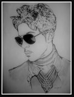 Black And White - Prince - Pencil